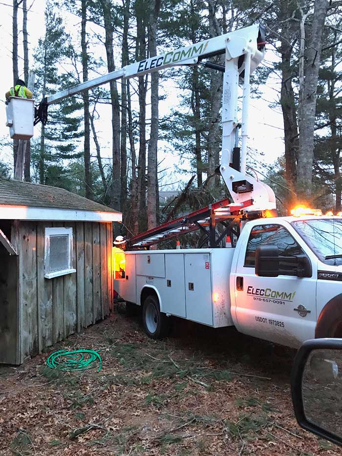 ElecComm - Power Line Storm Response, MA