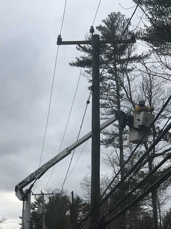 ElecComm - Power Line Storm Response, MA