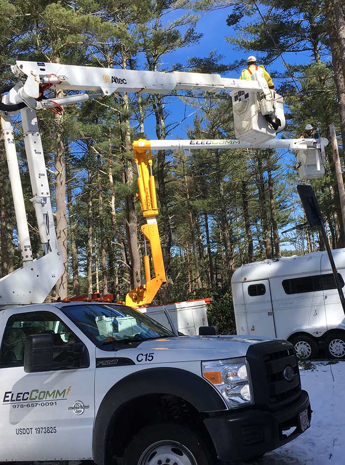 ElecComm - Power Line Storm Response, MA