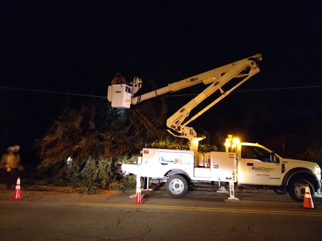 ElecComm - power line storm response in Boston, MA